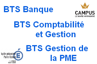 BTS tertiaires (Banque - Compta - Gest. PME)